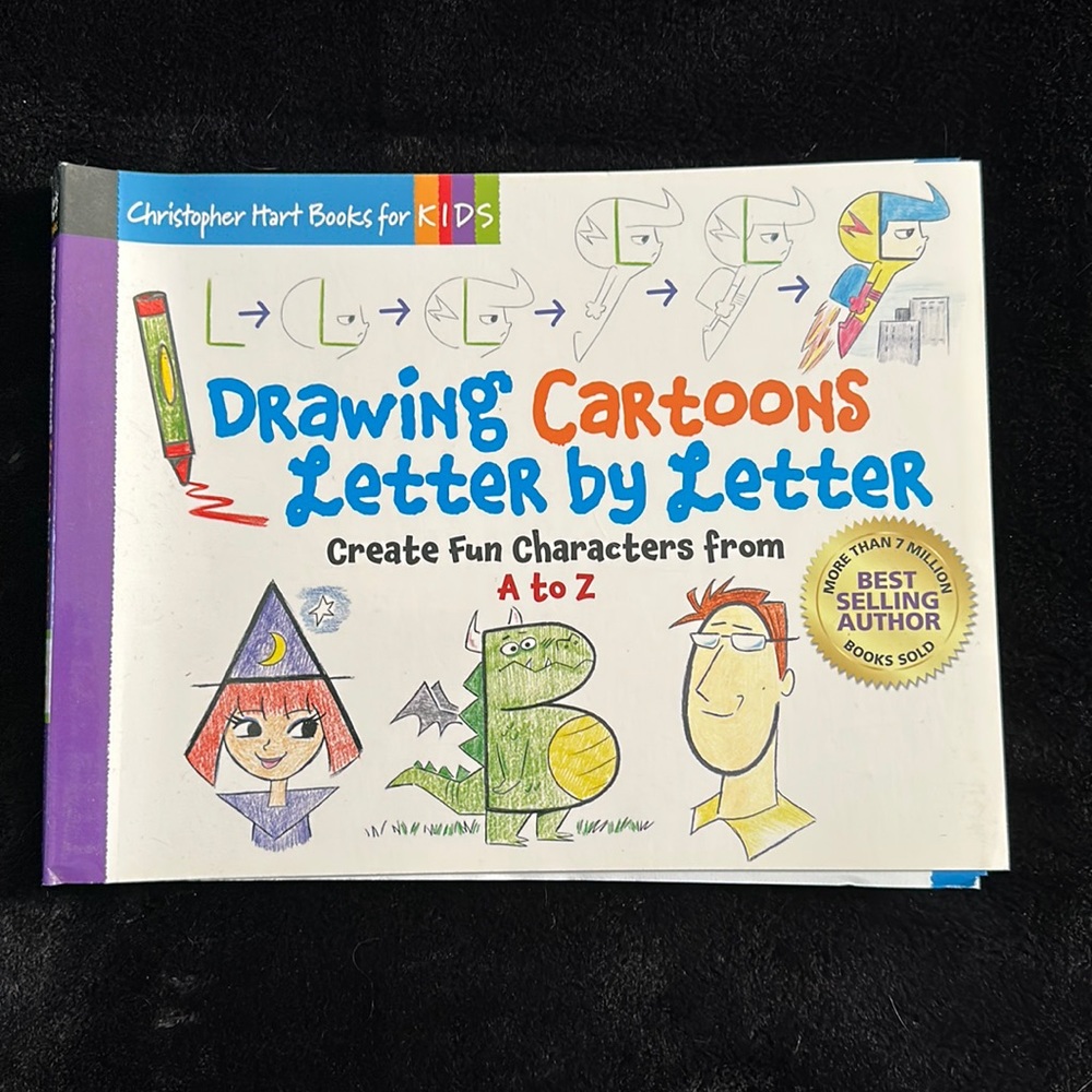 Brand new Barnes & noble drawing Cartoons letter by letter
